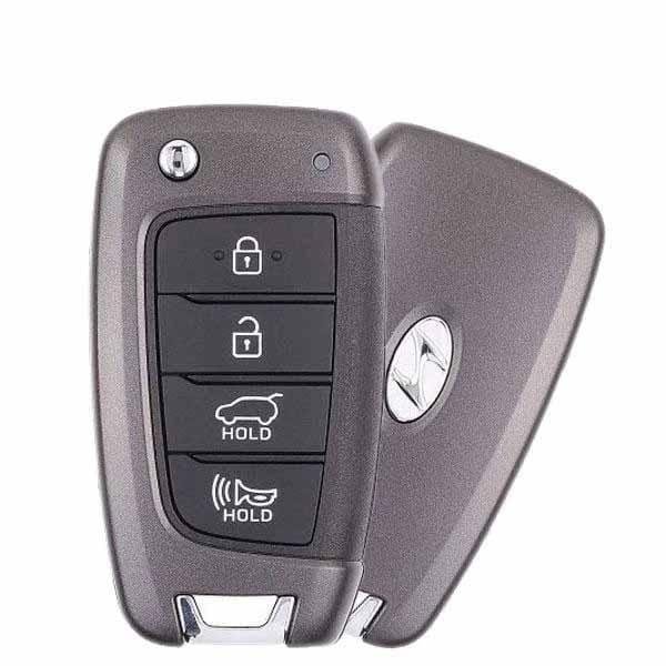 Oem NEW:  2018-2019 Hyundai Santa Fe / 4-Button Flip Key / KK12 / PN: 95430-S2100 / TQ8-RKE-4F39 (4 RFK-HY-S2100